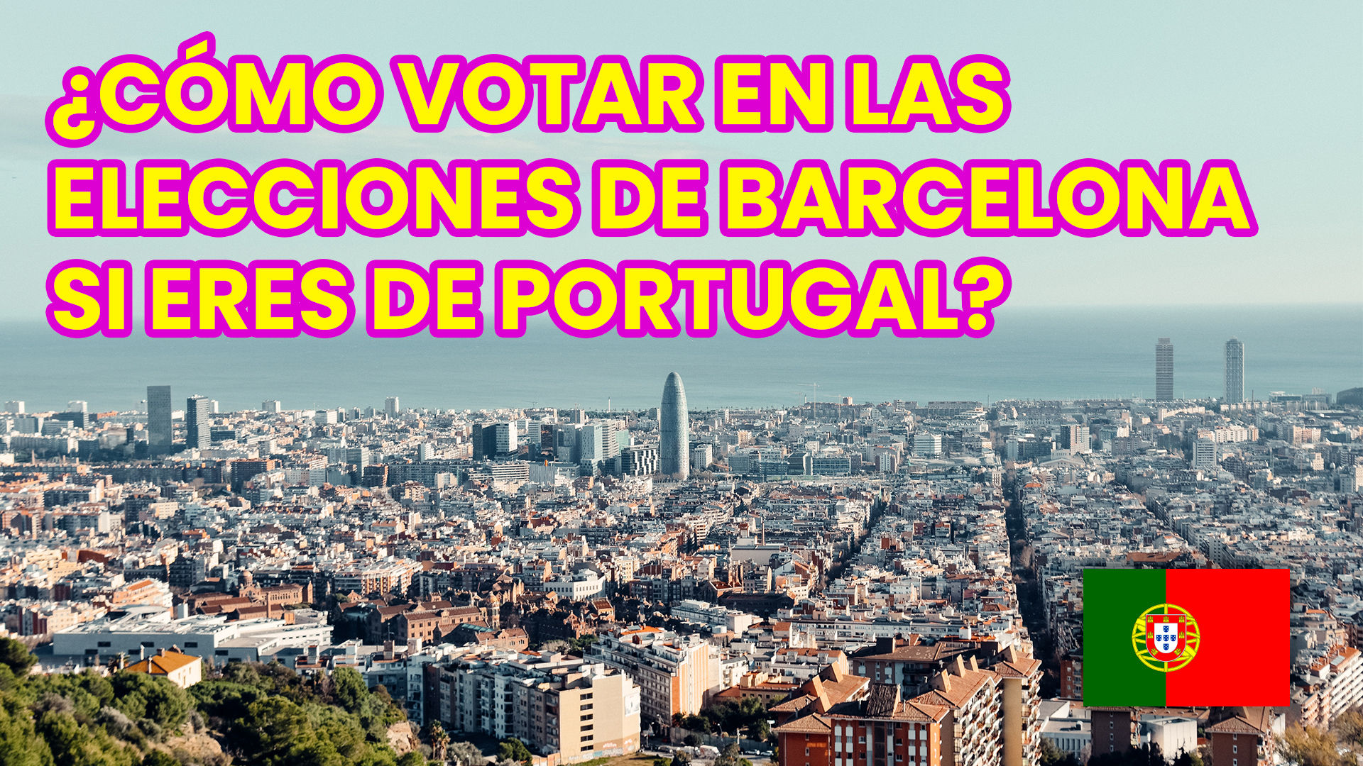 ¿Cómo votar en las elecciones de Barcelona si eres de Portugal?