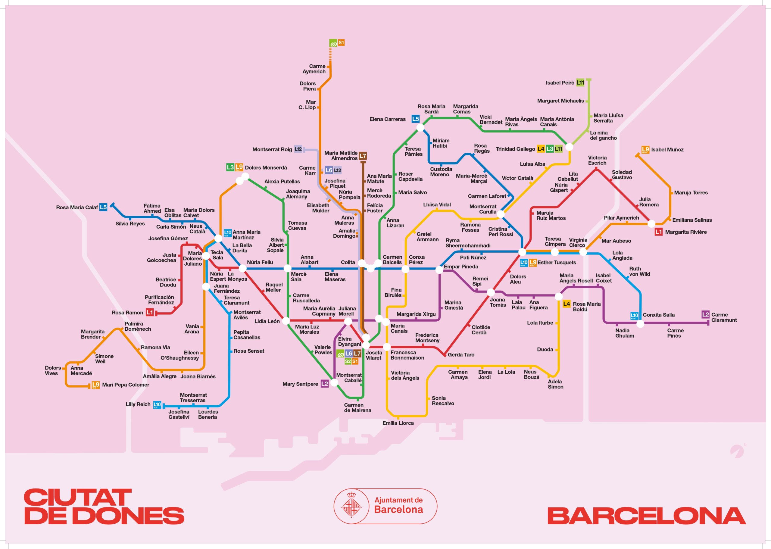 qué mujer referente de Barcelona eres según tu parada de metro