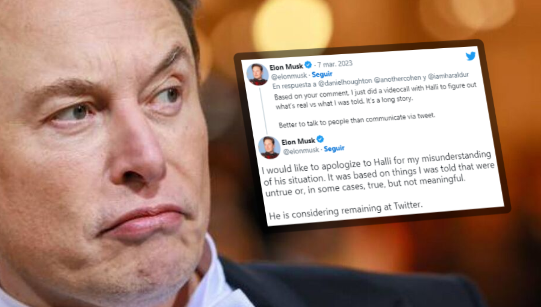 Musk tiene que disculparse tras burlarse de un empleado de Twitter con discapacidad que no sabía si había sido despedido