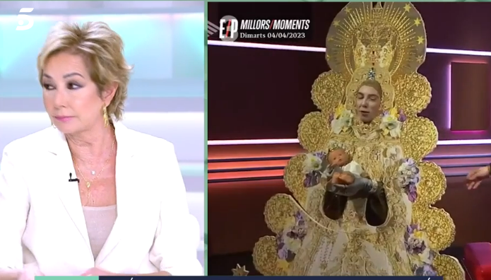 Ana Rosa Quintana indignada por una parodia sobre la Virgen del Rocío