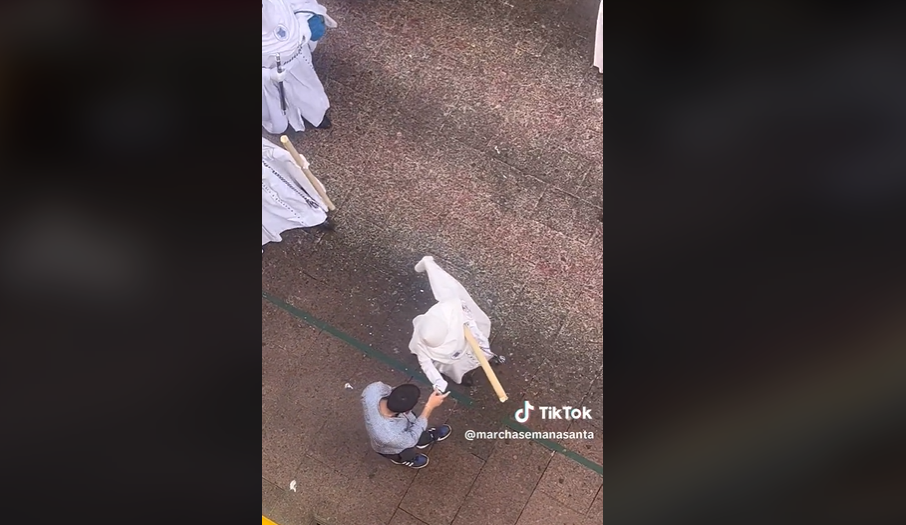 El sorprendente desenlace del vídeo más visto de Semana Santa en TikTok