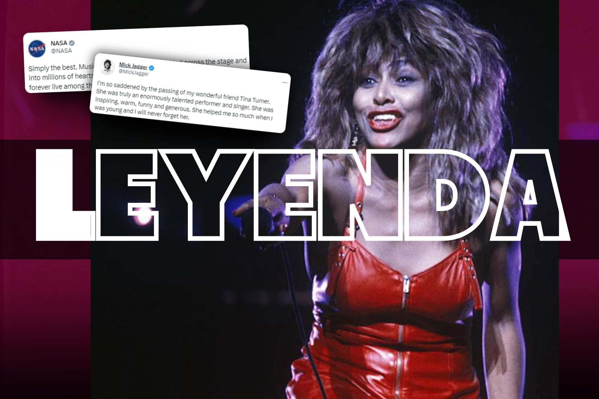 El mundo llora la muerte de Tina Turner