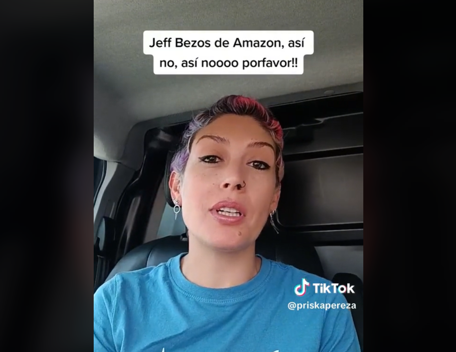 Empleada de Amazon indignada por la entrega de paquetes sin envoltorio