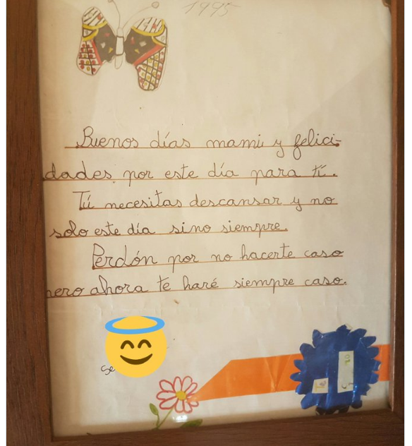 La carta del Día de la Madre que un niño escribió con 11 años y que nunca olvidará