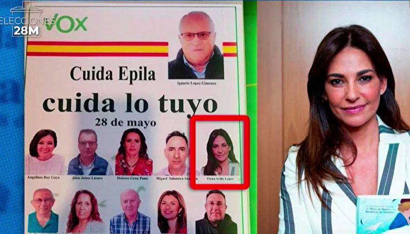 La confusión de Vox: Mariló Montero sustituye accidentalmente a una candidata
