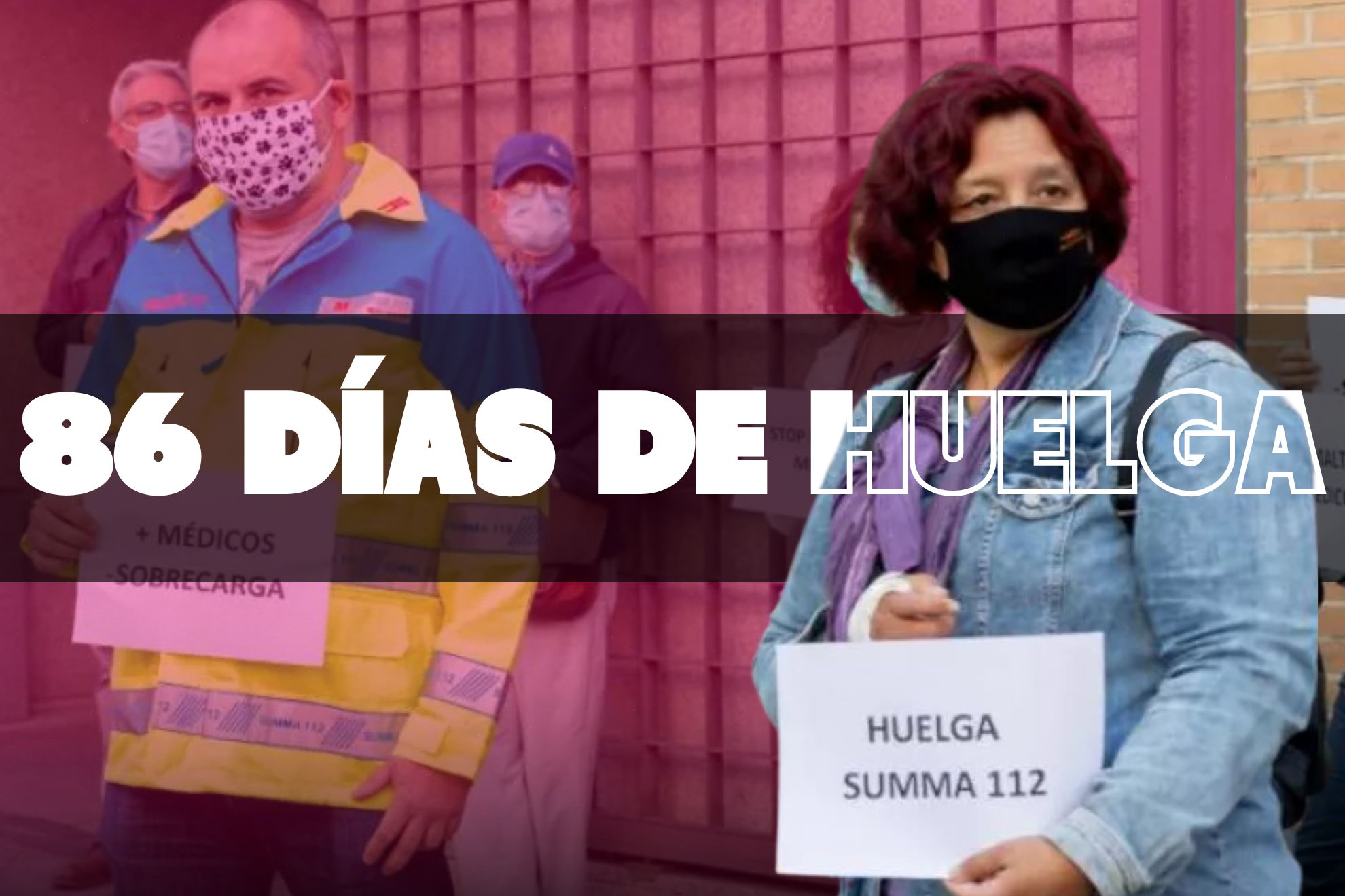SUMMA 112: 86 días de huelga en Madrid ante las condiciones más precarias de España