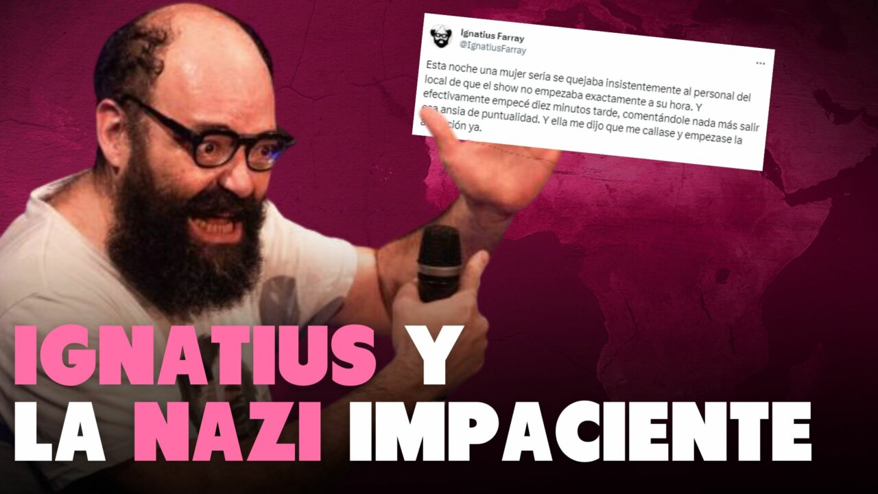 Ignatius Farray se enfrenta a una denuncia por llamar nazi a una nazi ¡en pleno show!