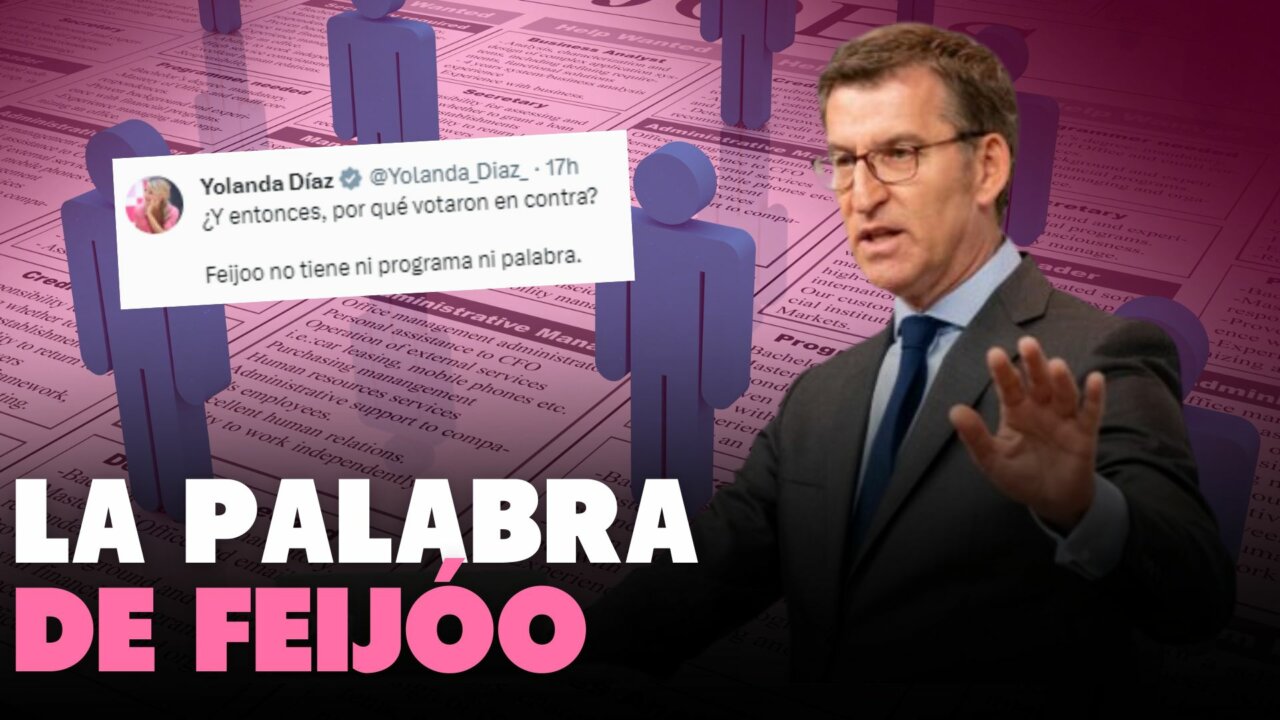 Yolanda Díaz, sobre Feijóo y su deriva ideológica sobre la reforma laboral: “No tiene ni programa ni palabra”