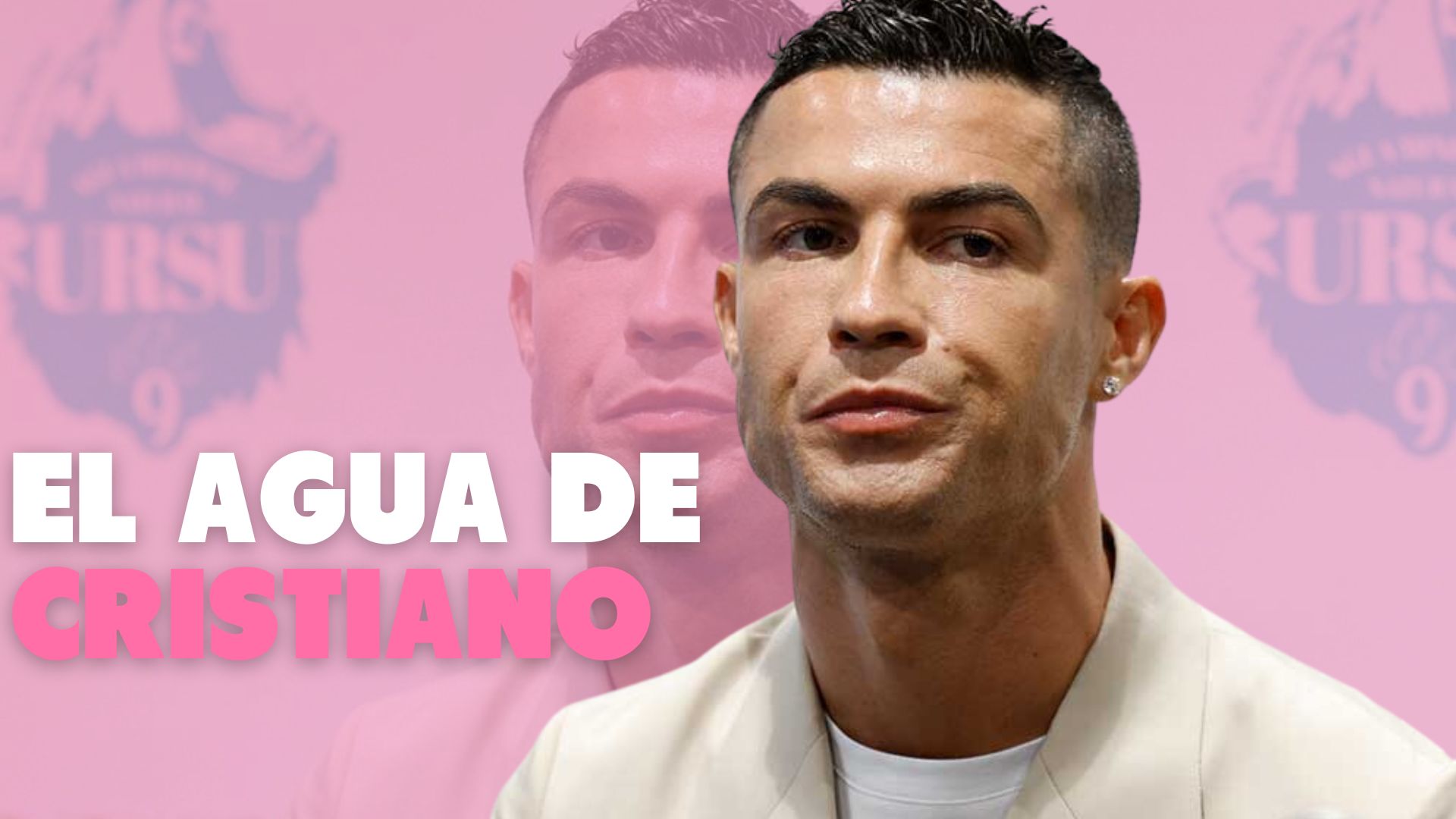 Denuncian los engaños de Ursu9, la marca de agua de Cristiano Ronaldo