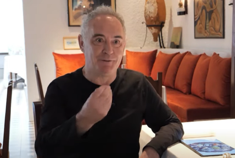 Ferran Adrià: "No me gusta que la extrema derecha suba puntos"