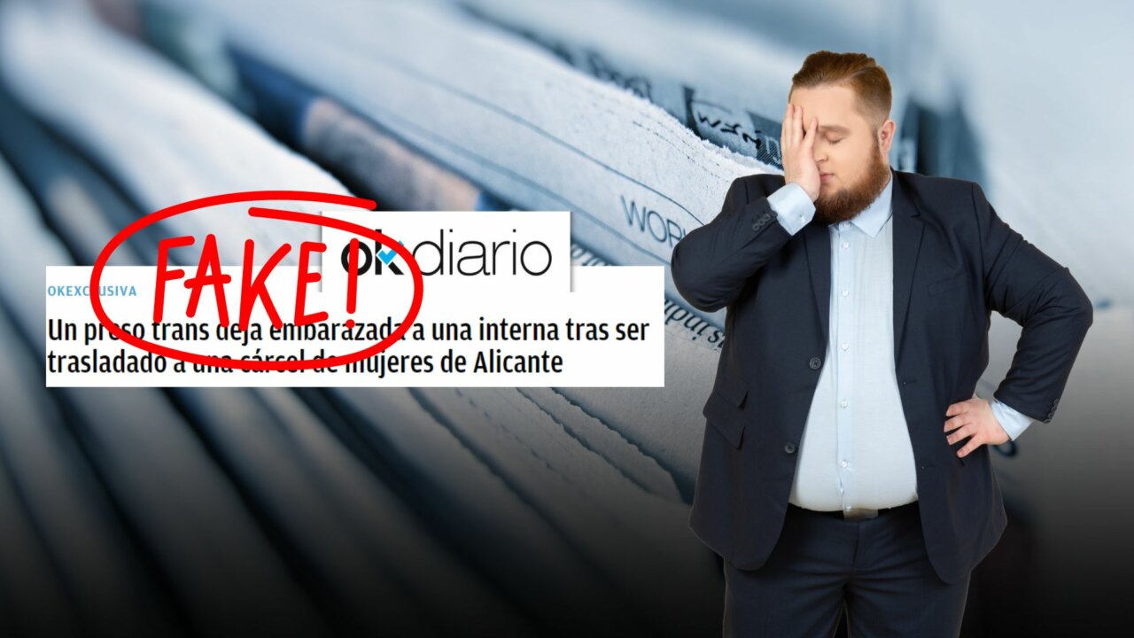 Desmontando el bulo de OKDiario sobre la presa trans que habría “dejado encinta” a otra interna, en 5 claves