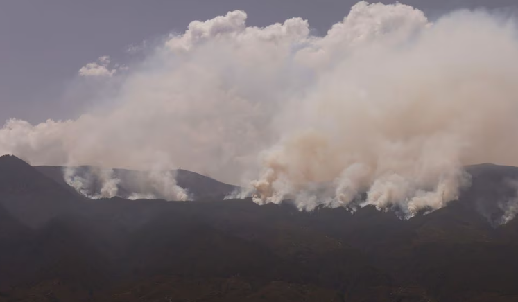 El fuego de Tenerife ya consume el 6,7% de la superficie de la isla y es el más grave del año en España