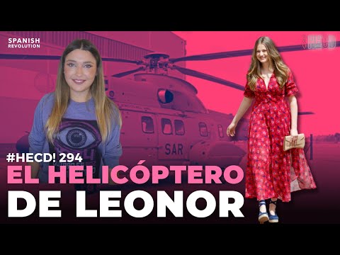 Vídeo | El helicóptero de los findes de Leonor