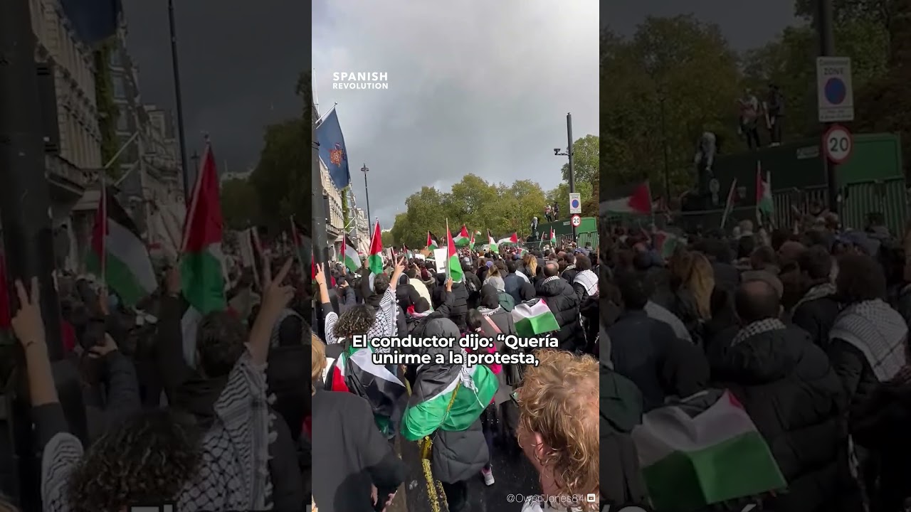 Vídeo | «Free, Free, Palestine». Suspenden al conductor de metro de Londres que coreó ese lema con todos sus pasajeros